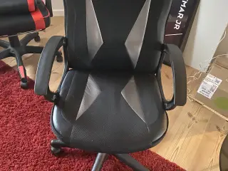 Gamerstol sort junior