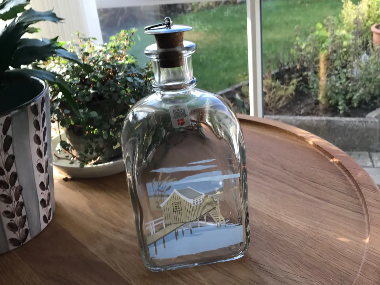 Billede 1 - Sommerflaske", Snapse Karaffel, Holmegaard