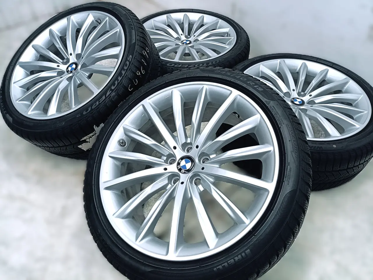 Billede 2 - 5x112 19" ET30 nav 66,6ø BMW vintersæt inkl.TPMS