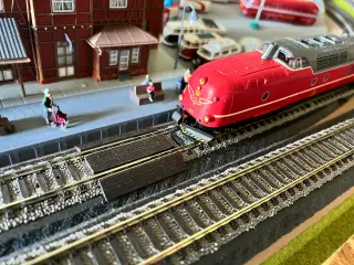 Modeltog Roco DSB MA H0 digital DC, jævnstrøm.