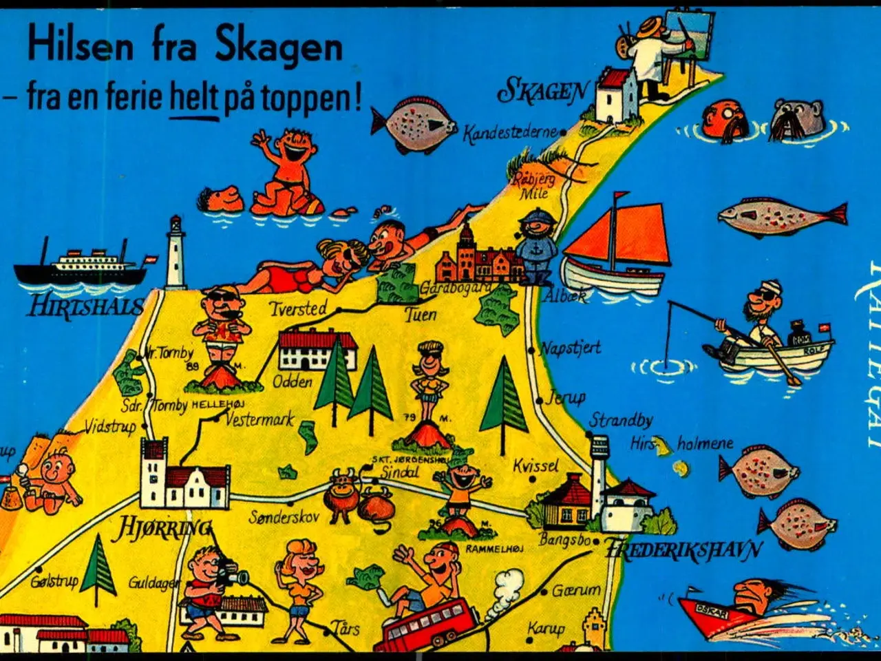 Billede 1 - Hilsen fra Skagen - Græsølls 7603 - Ubrugt