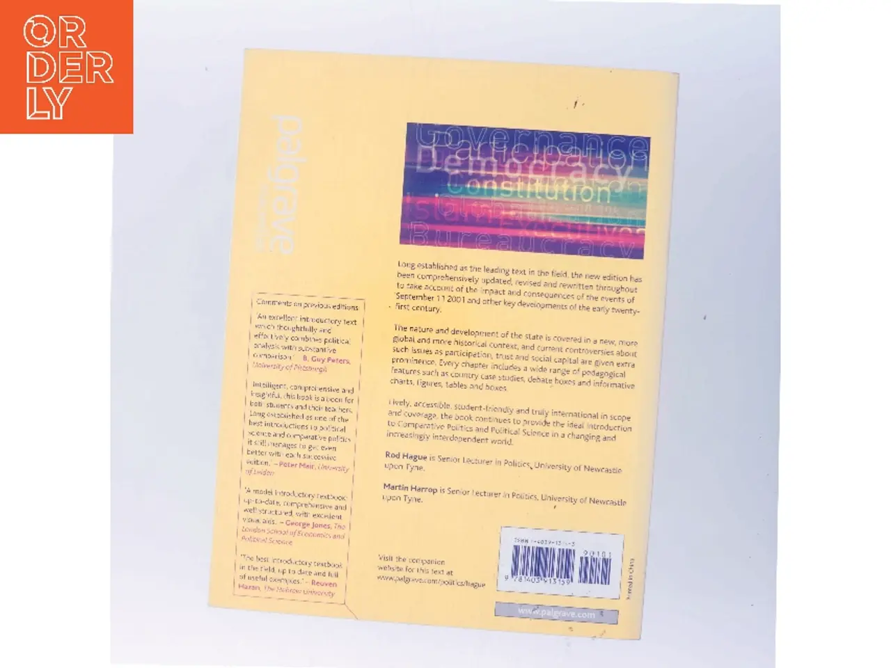 Billede 3 - Comparative government and politics : an introduction (Bog)
