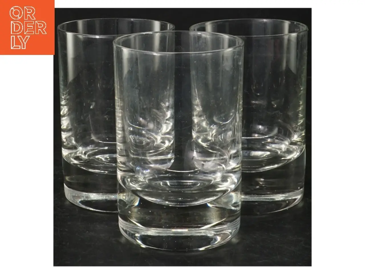 Billede 1 - Glasvandglas (str. Ø 8 cm. længde, 11 cm)