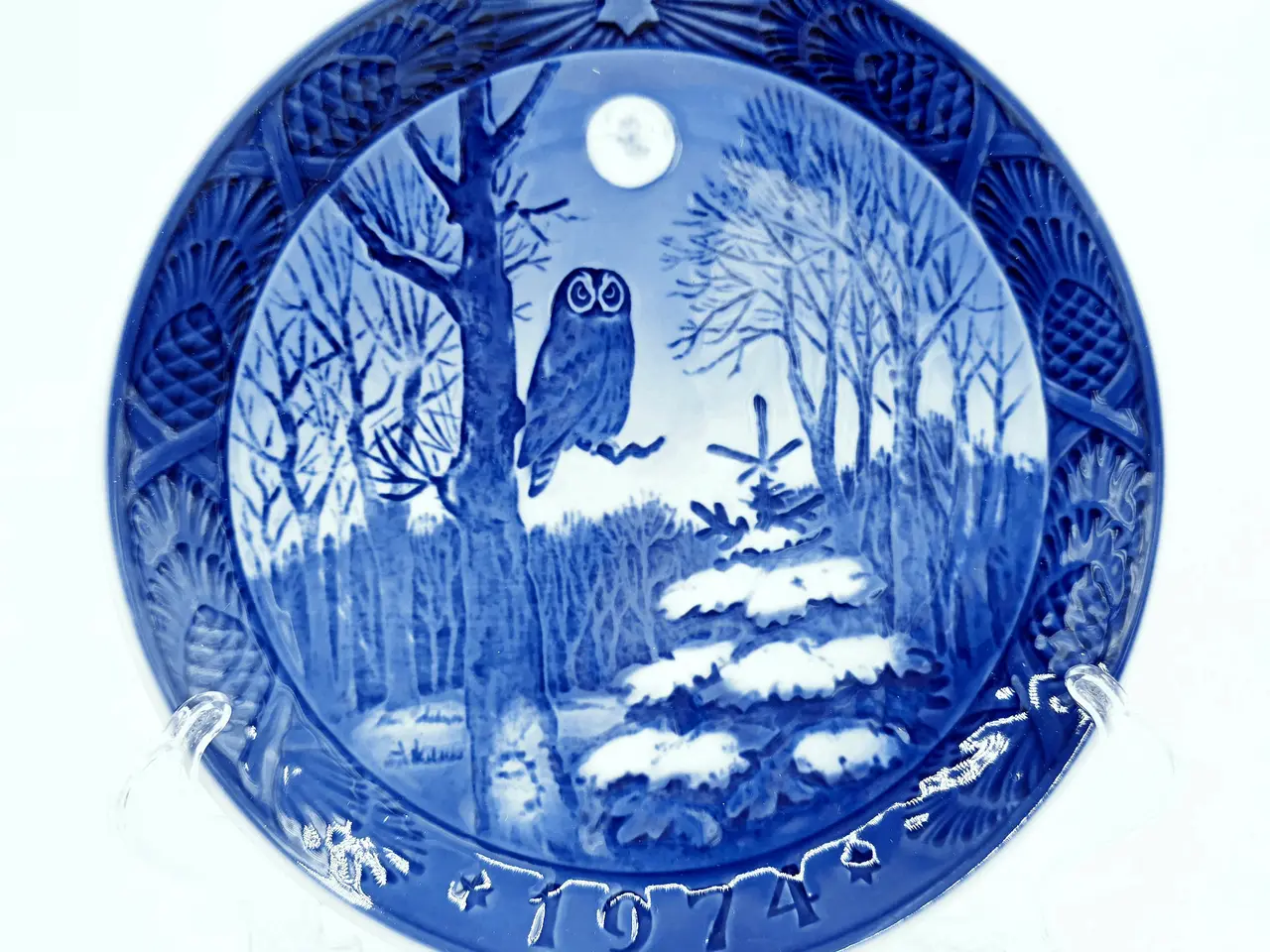 Billede 1 - Royal Copenhagen Juleplatte 1974. sortering 1