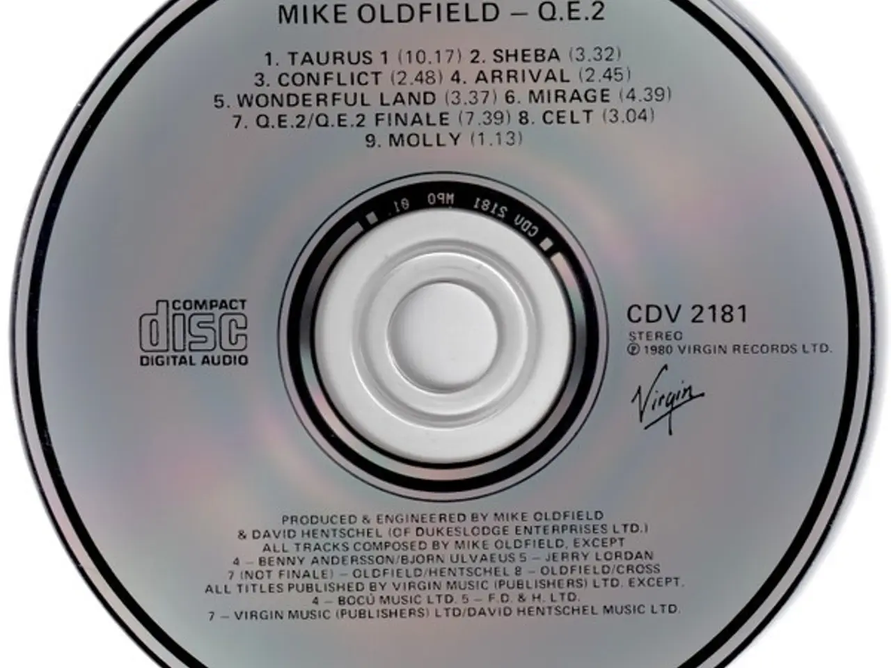 Billede 3 - Mike Oldfield – QE2 – CD
