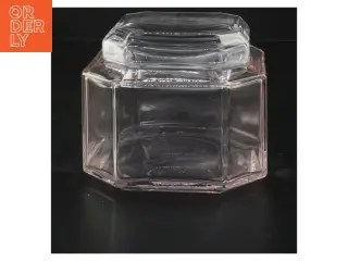 Opbevaringsglas med låg fra Louise Roe (str. 12x12x10 cm)