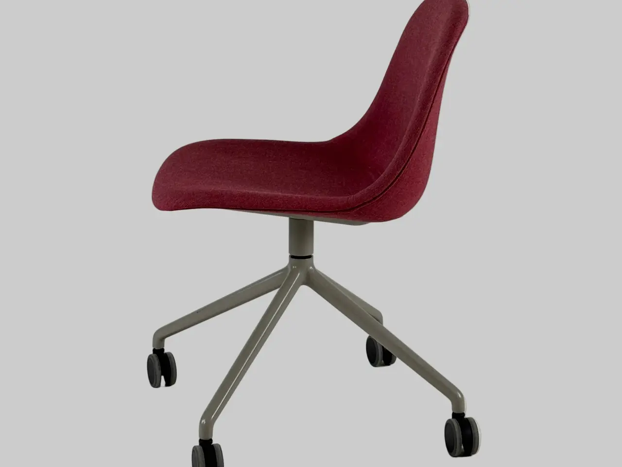Billede 4 - Muuto Fiber Side Stol – Rød/Gråt Stel