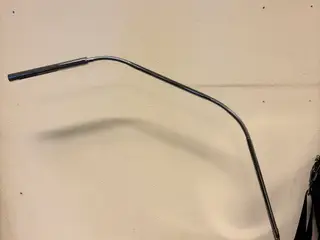 LED Bordlampe i chrom