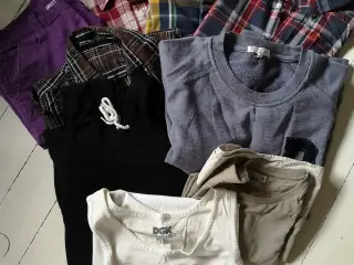 Blandet tøj, str. M L XL, God men brugt