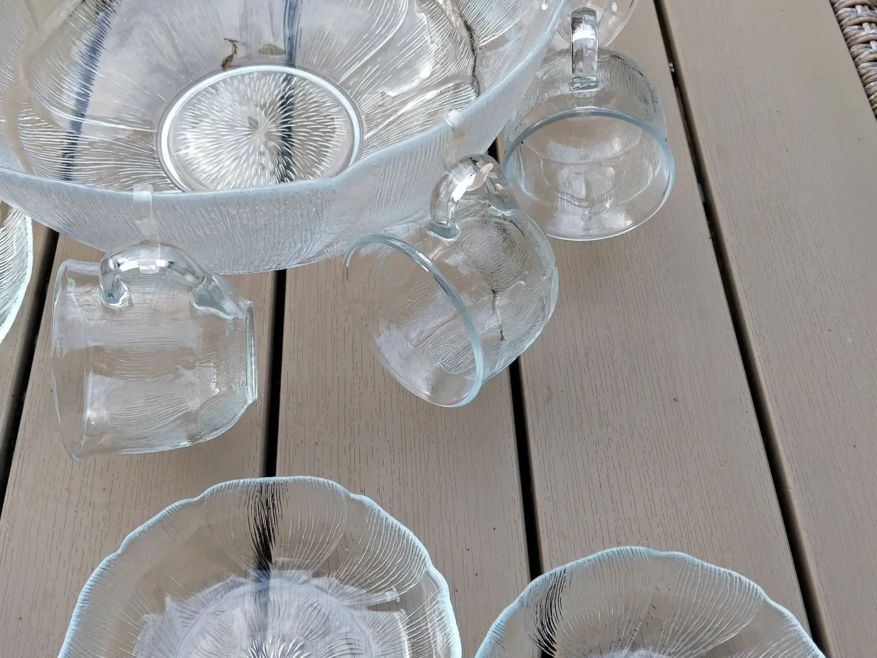 Billede 3 - Fleur Punch Bowl Sæt + Tallerkner