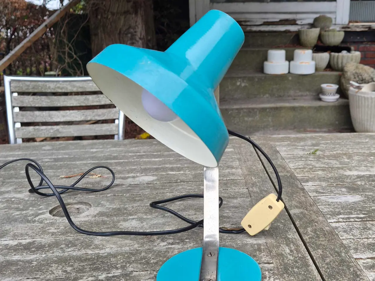 Billede 4 - Den fedeste polske bordlampe fra 1970'erne
