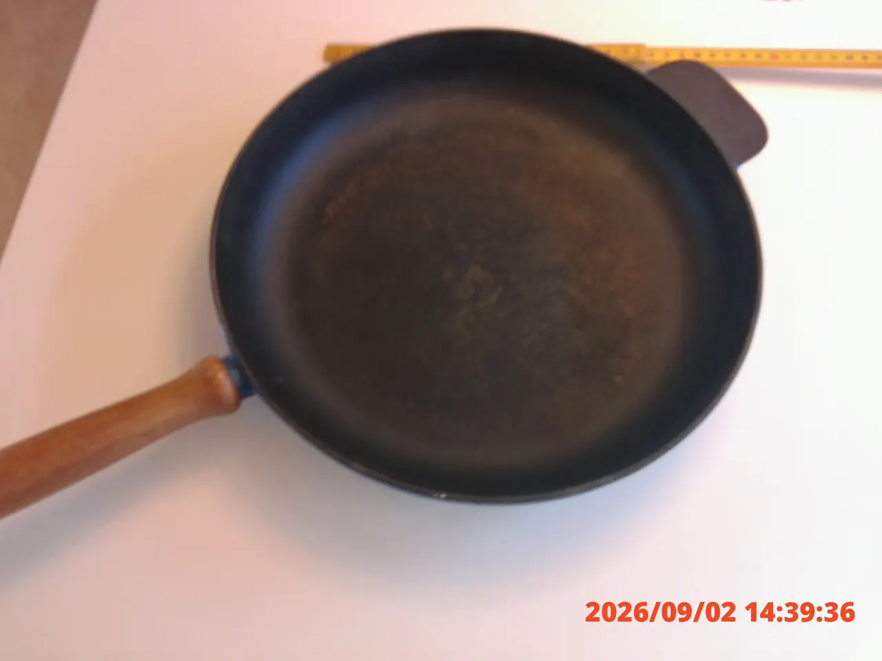 Billede 4 -   ny støbejernsstegepande le creuset 26 cm og støb