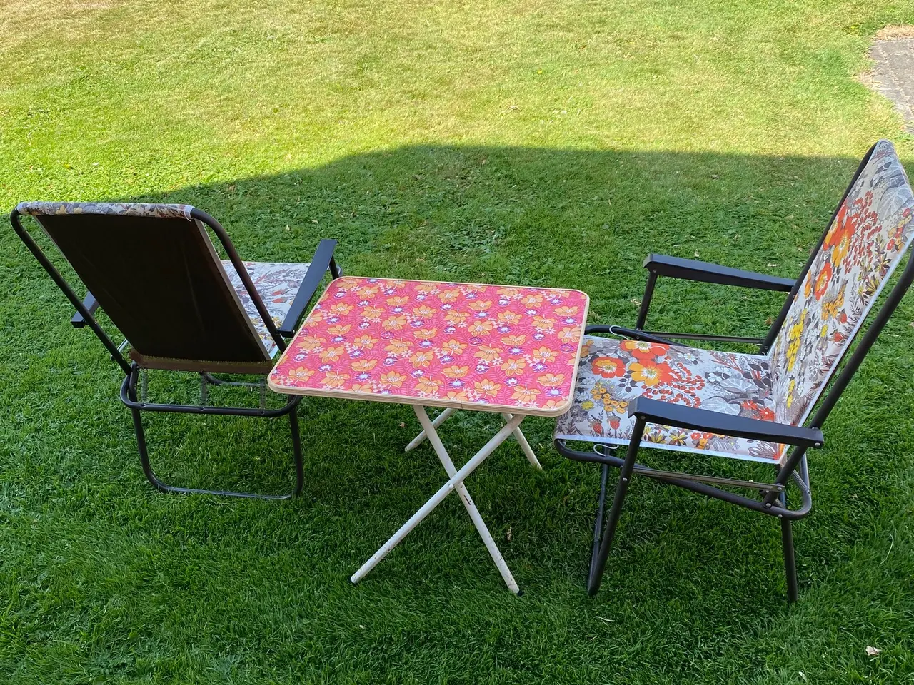 Billede 2 - Retro klapstole og bord