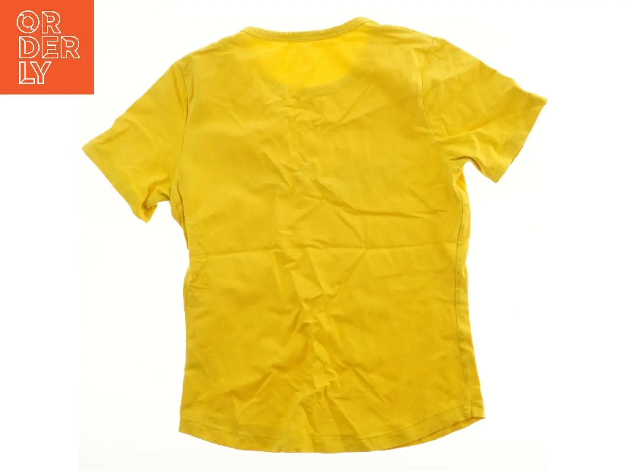 Billede 2 - Gul T-shirt med tekst (str. 40x53 cm)