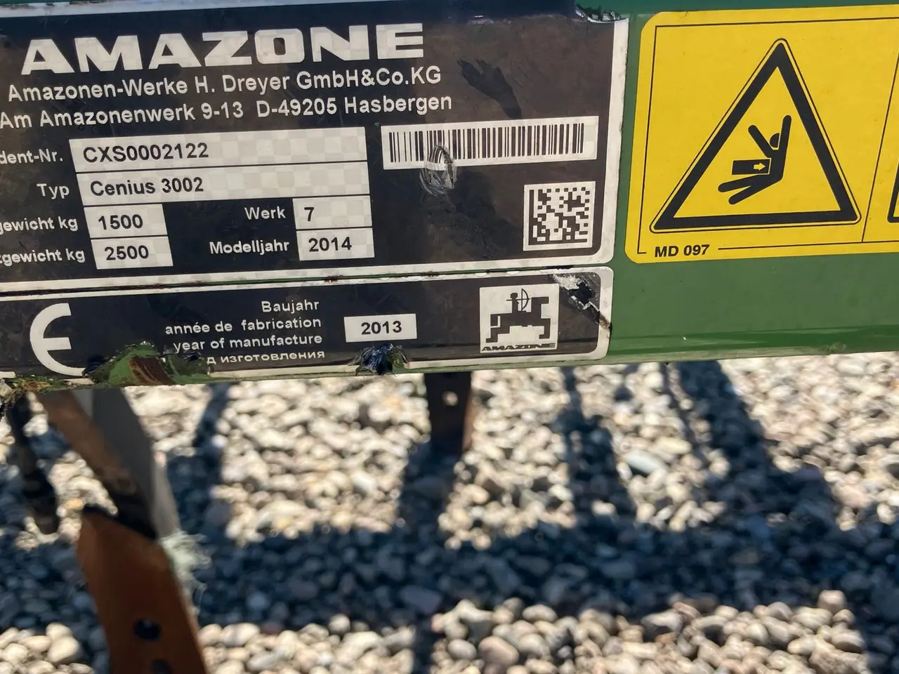 Billede 5 - Amazone CENIUS 3002