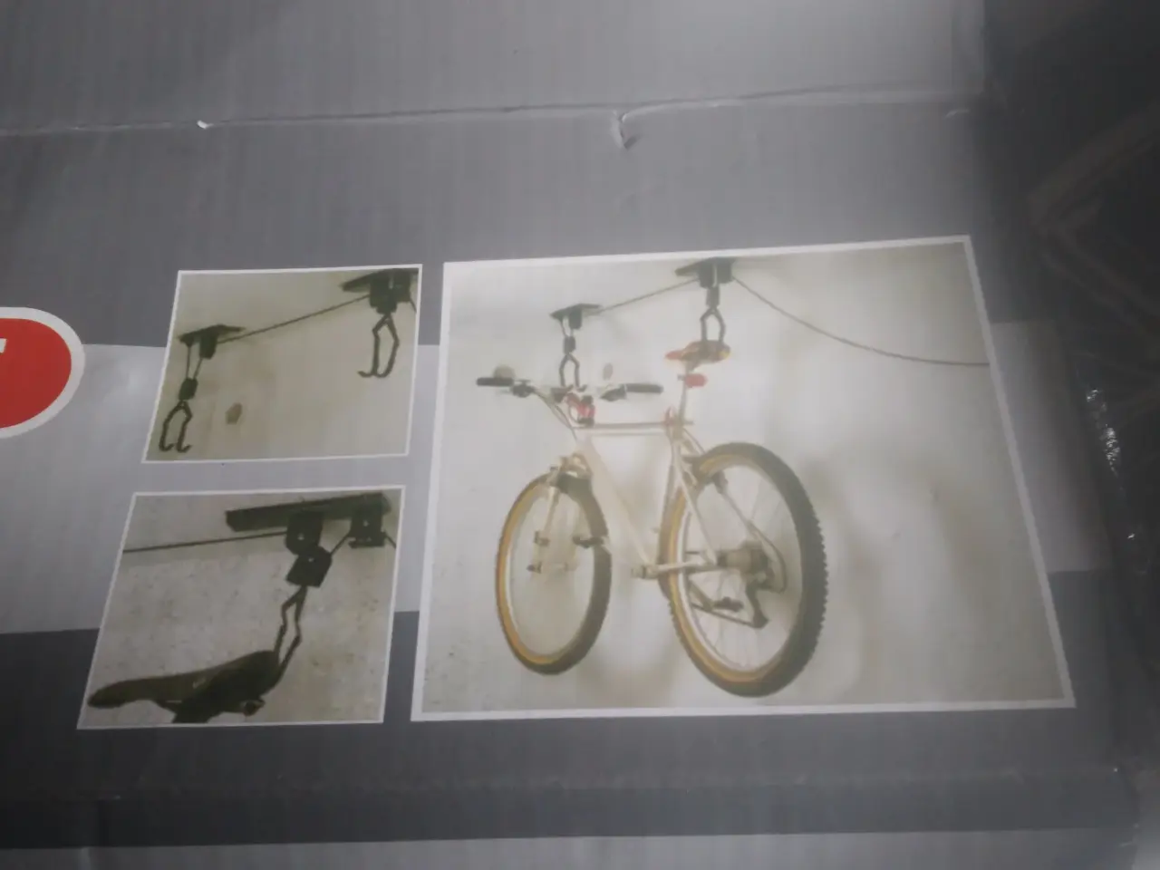 Billede 2 - Cykelophæng  2 slags.  3 stk.  Aldrig brugt  