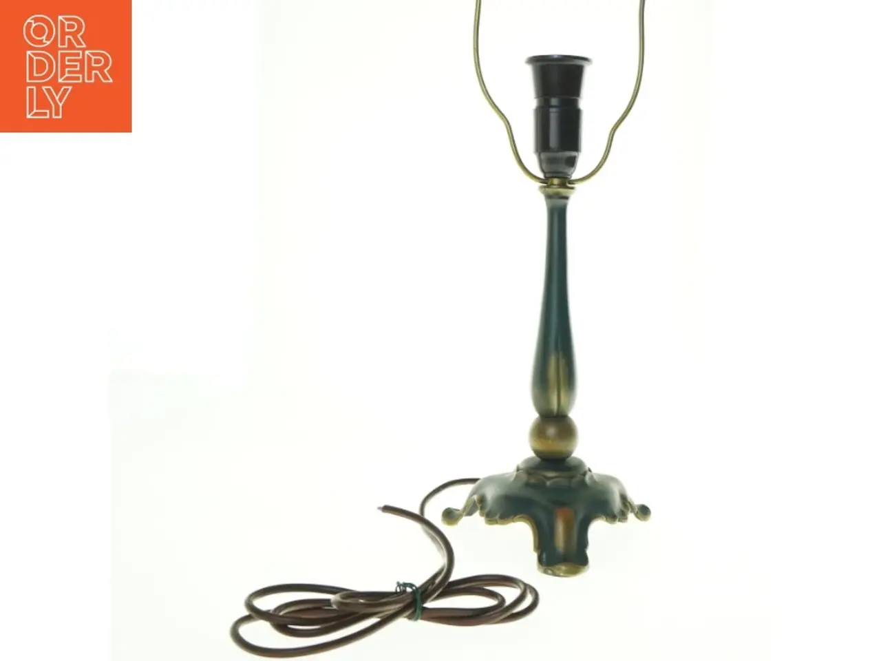 Billede 1 - Vintage bordlampe i metal (str. 48 x 17 cm)