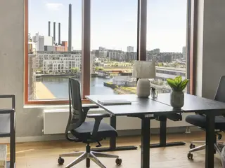 1.210 m² kontor i det nyopførte woods Teglholmen