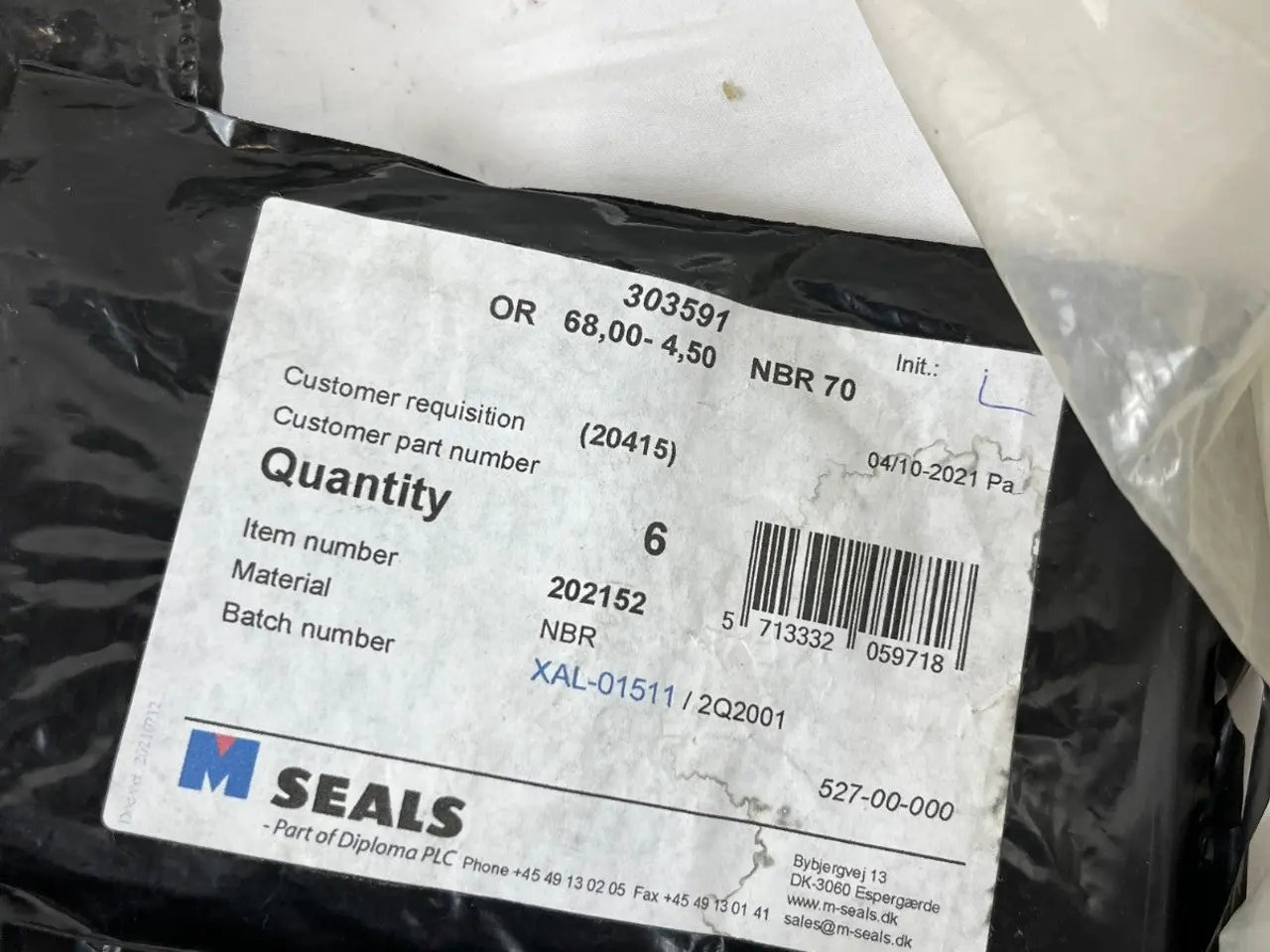 Billede 12 - O-Ring Gasket Seal parti NBR EPDM Pneumatic Sizes