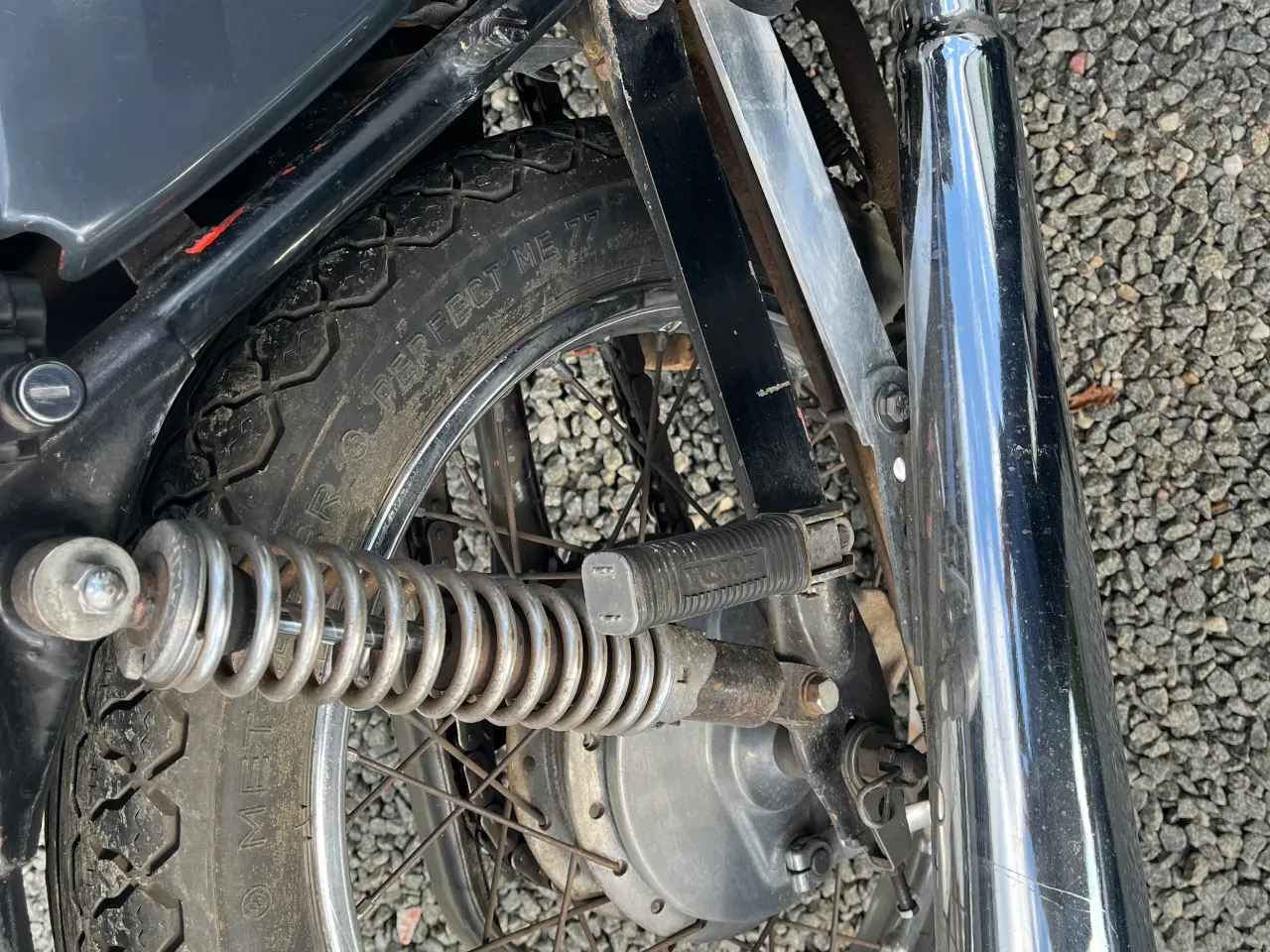 Billede 8 - Morfar honda 400 f  kører perfekt