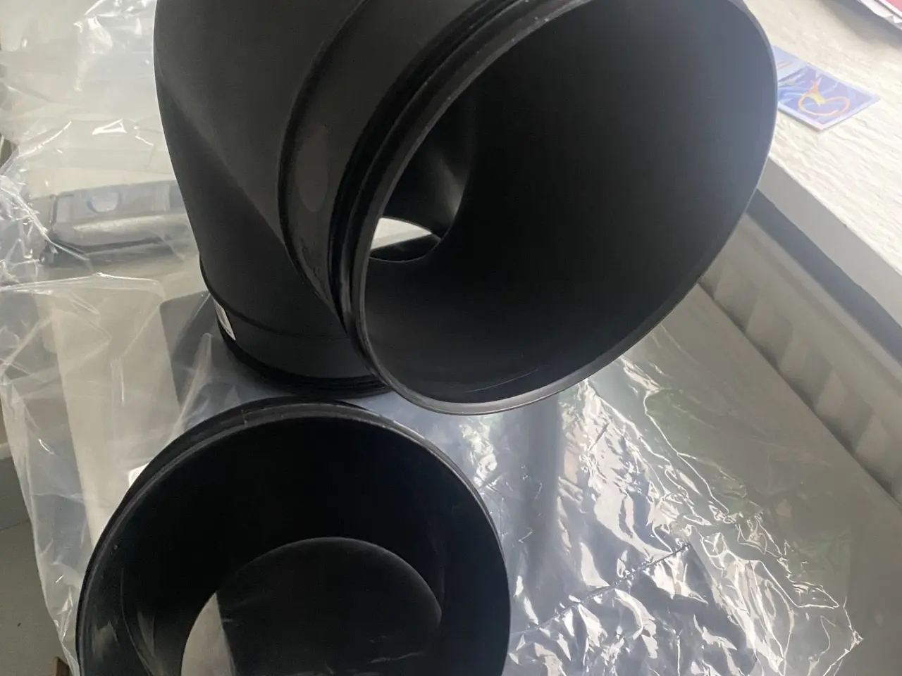 Billede 10 - Uponor ventilations plastbøjninger – 45° & 90° – N
