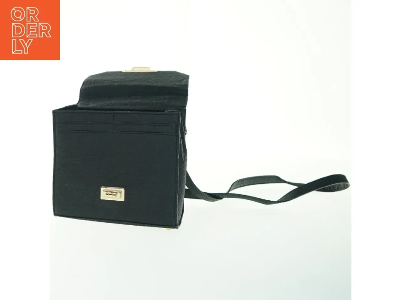 Billede 3 - Sort skuldertaske (str. 19x21 cm)