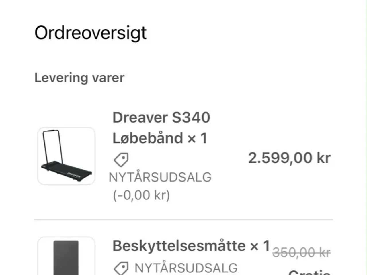 Billede 4 - Dreaver S340 Løbebånd / Gåbånd + Beskyttelsesmåtte