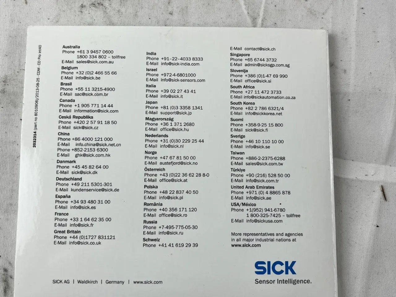 Billede 4 - SICK CDS Software & Manuals DVD Safety Systems