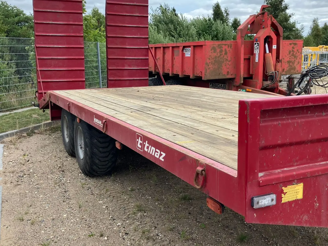 Billede 7 - Tinaz 12 tons maskintrailer TINAZ 12 Tons velholdt maskintrialer