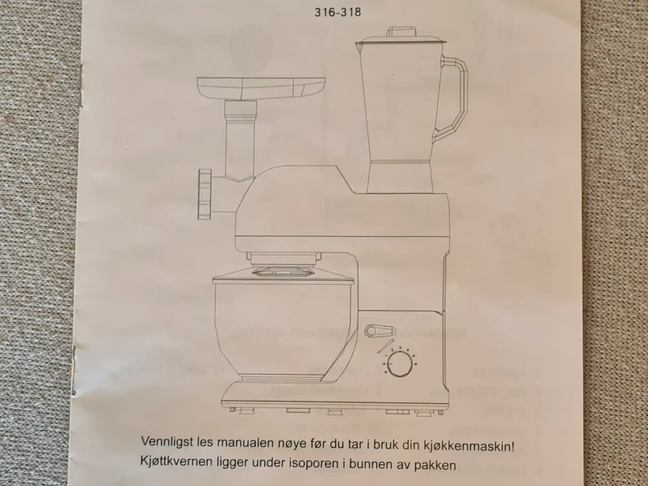 Billede 11 - TS Kitchen Køkkenmaskine Rød Rustfrit Stål