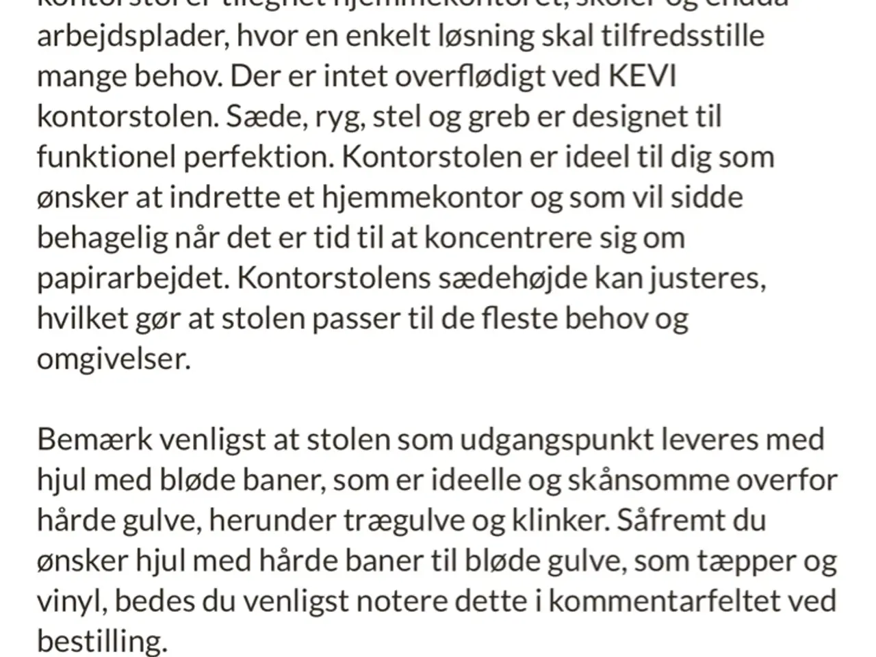 Billede 7 - Kontorstol, lækkert design