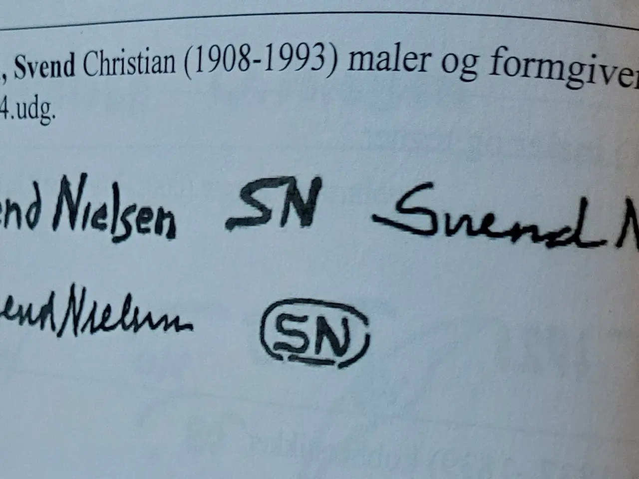 Billede 5 - SVEND NIELSEN - ( 1908 - 1993 ) - oliemaleri