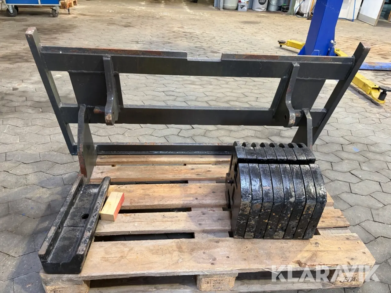 Billede 6 - Pallegafler og 144 kg kontravægt