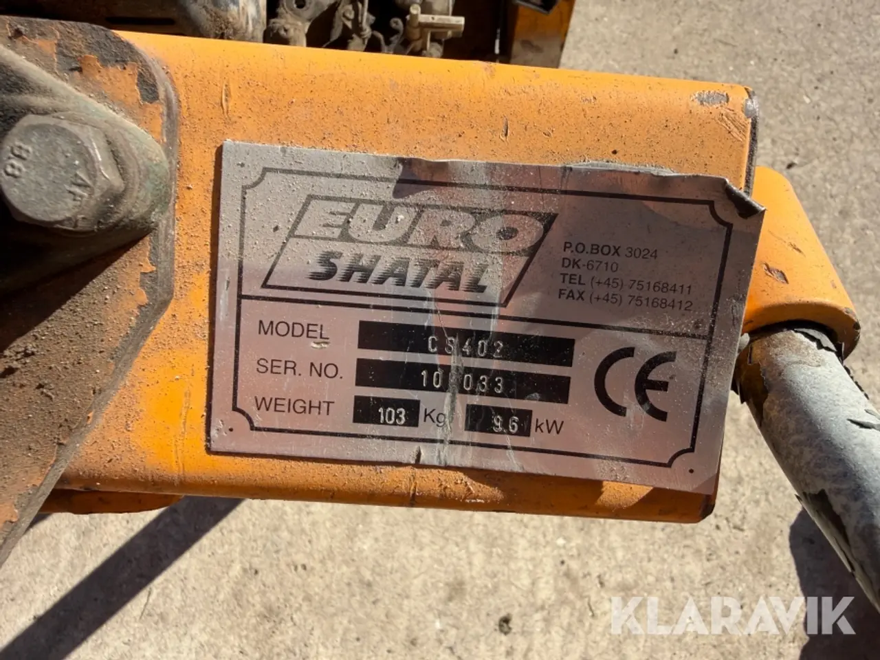 Billede 5 - Asfaltskærer Euro shatal CS402 - 1 styk