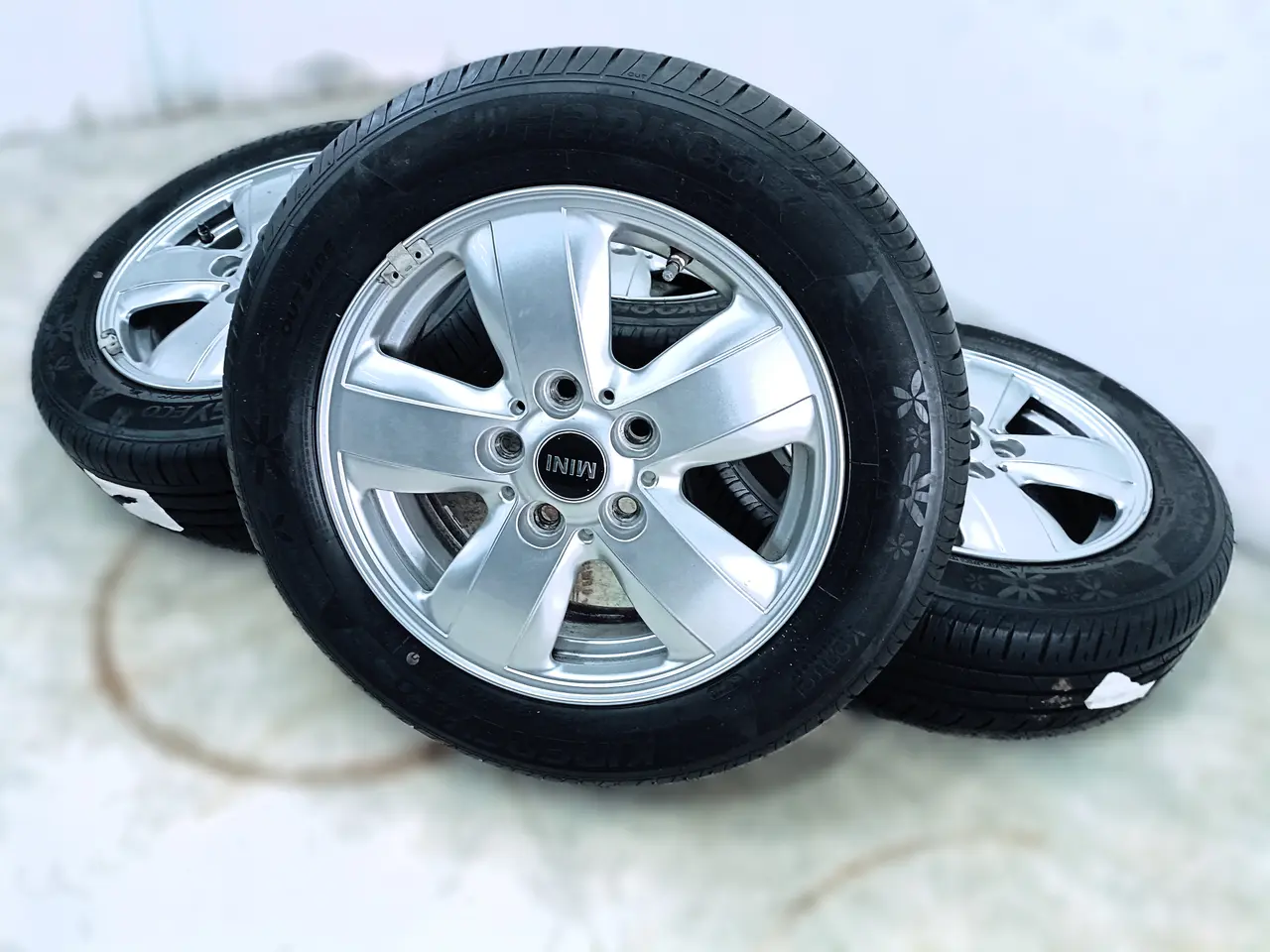 Billede 6 - 5x112 15" ET46 nav 66,6ø MINI sommersæt inkl.TPMS