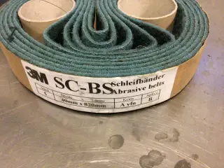 Slibebånd til rørsliber mm.