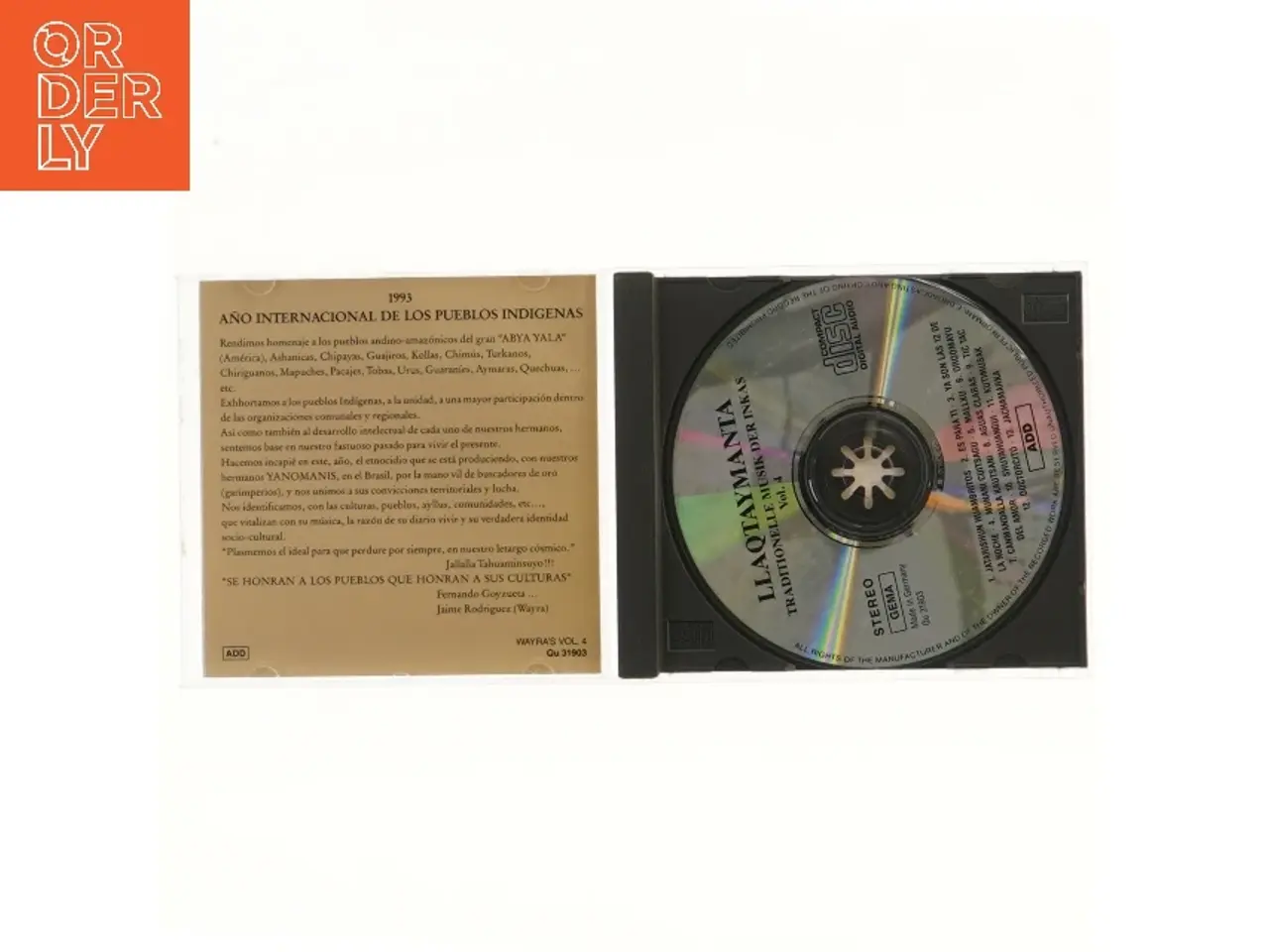 Billede 2 - Llaqtaymanta Vol. 4 CD