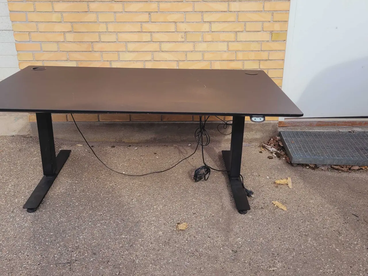Billede 1 - Sort EFG hæve/sænkebord 160x90