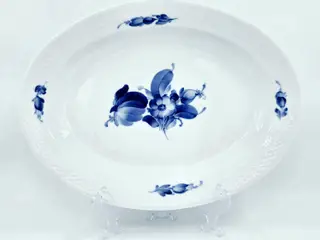 Blå Blomst Flettet Ovalt Fad nr. 10-8016. sortering 2