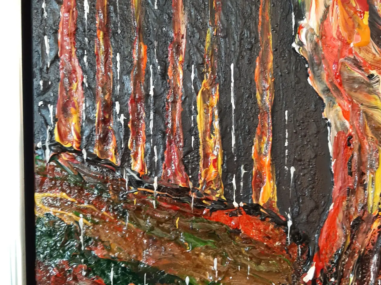 Billede 3 - Maleri  "Flammehav" i ny udgave nr. 80