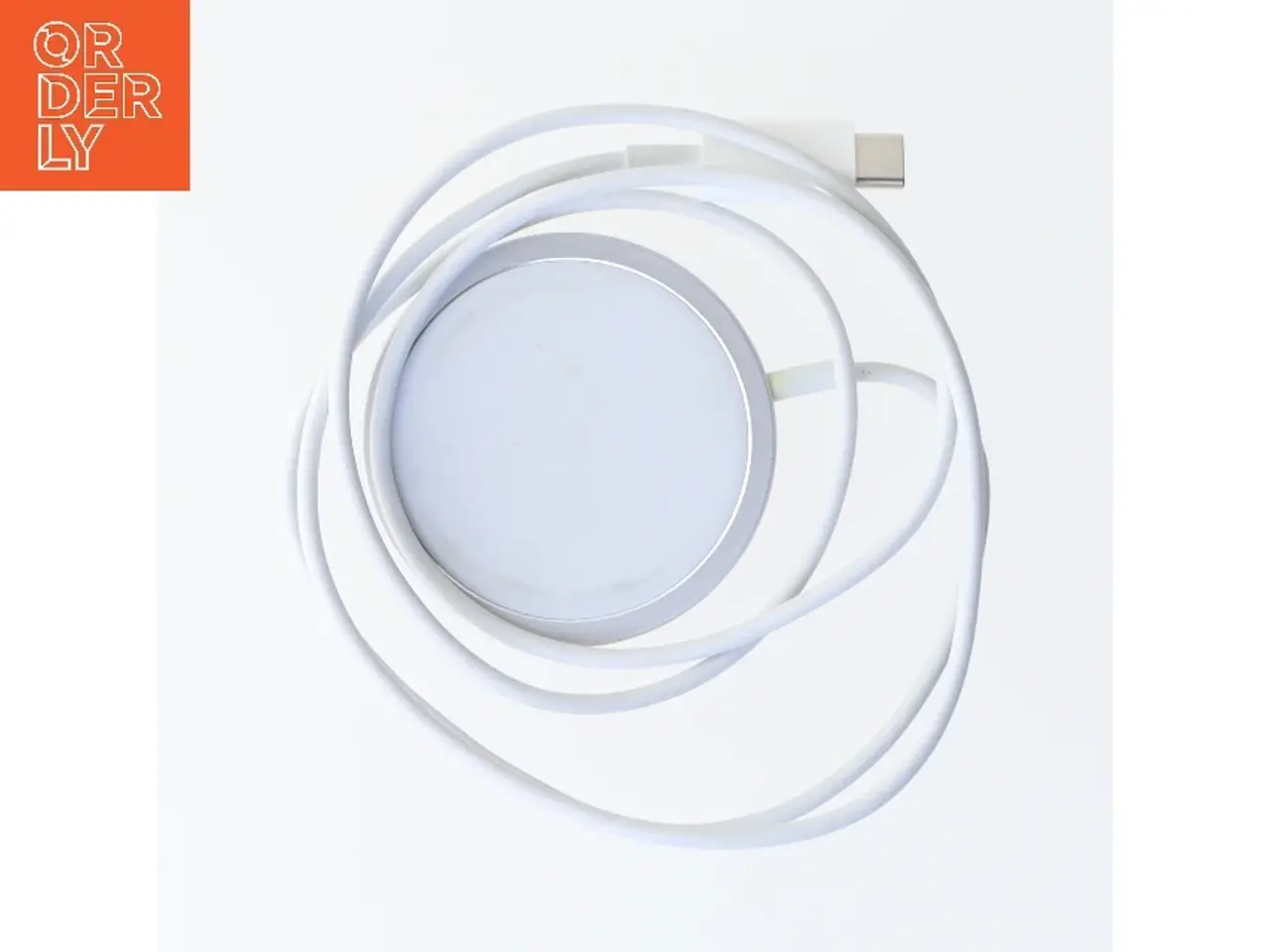 Billede 1 - Trådløs oplader med USB-C kabel (str. Ø 5,5 cm)