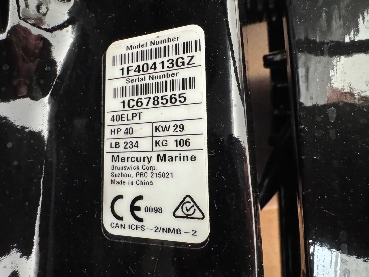 Billede 3 - 40 hk Mercury-EFI 4 takt ELPT - DEMO