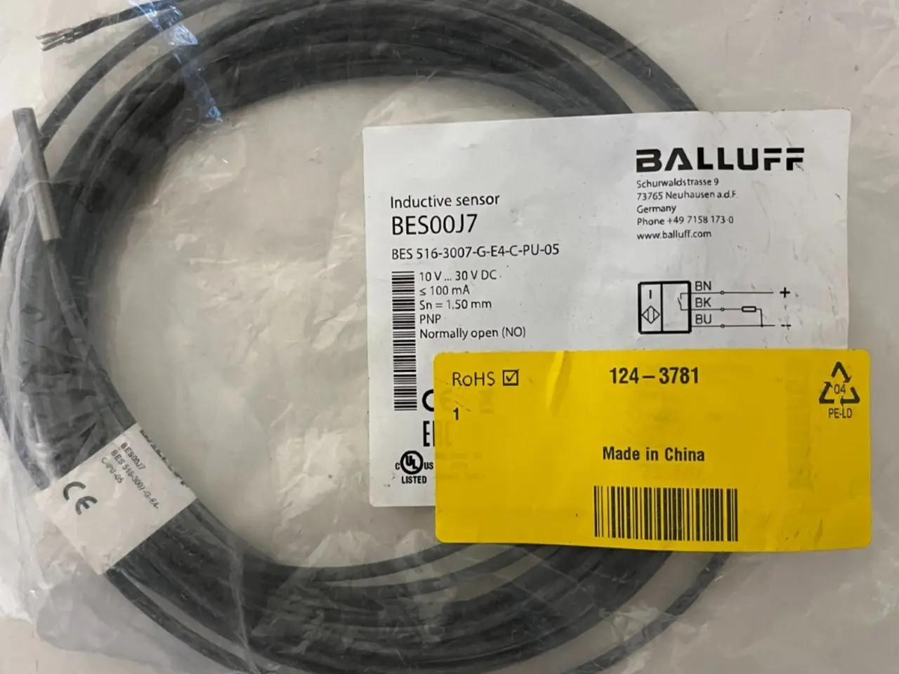 Billede 1 - Balluff BES00J7 Inductive Sensor BES PNP NO 1.5mm