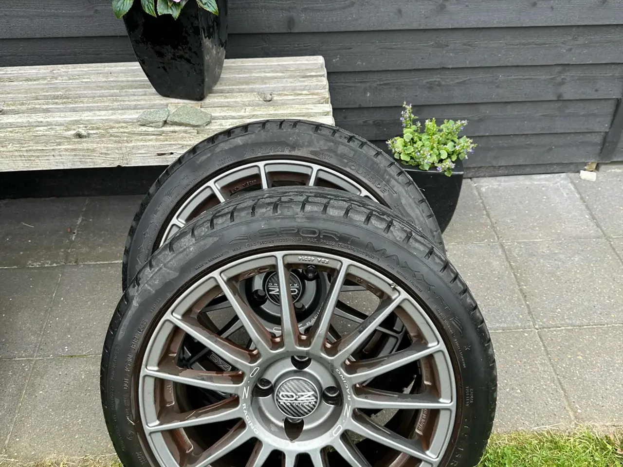 Billede 2 - OZ fælge med sommerdæk 