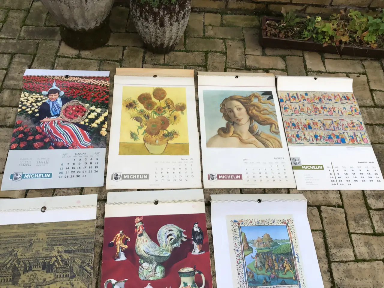 Billede 2 - Michelin kalender fra 50/60 erne