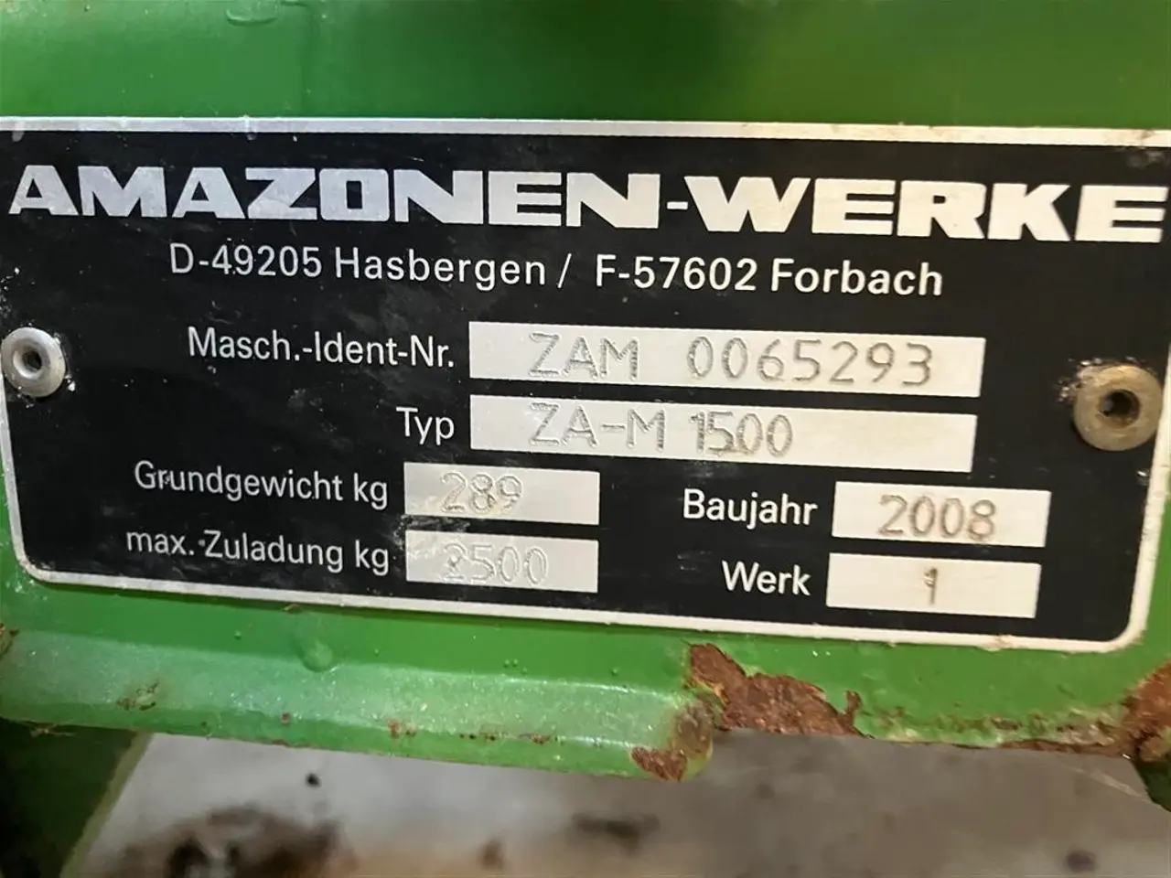 Billede 9 - Amazone ZA-M 1500 Meget god stand!
