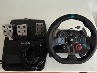 Logitech rat og pedaler