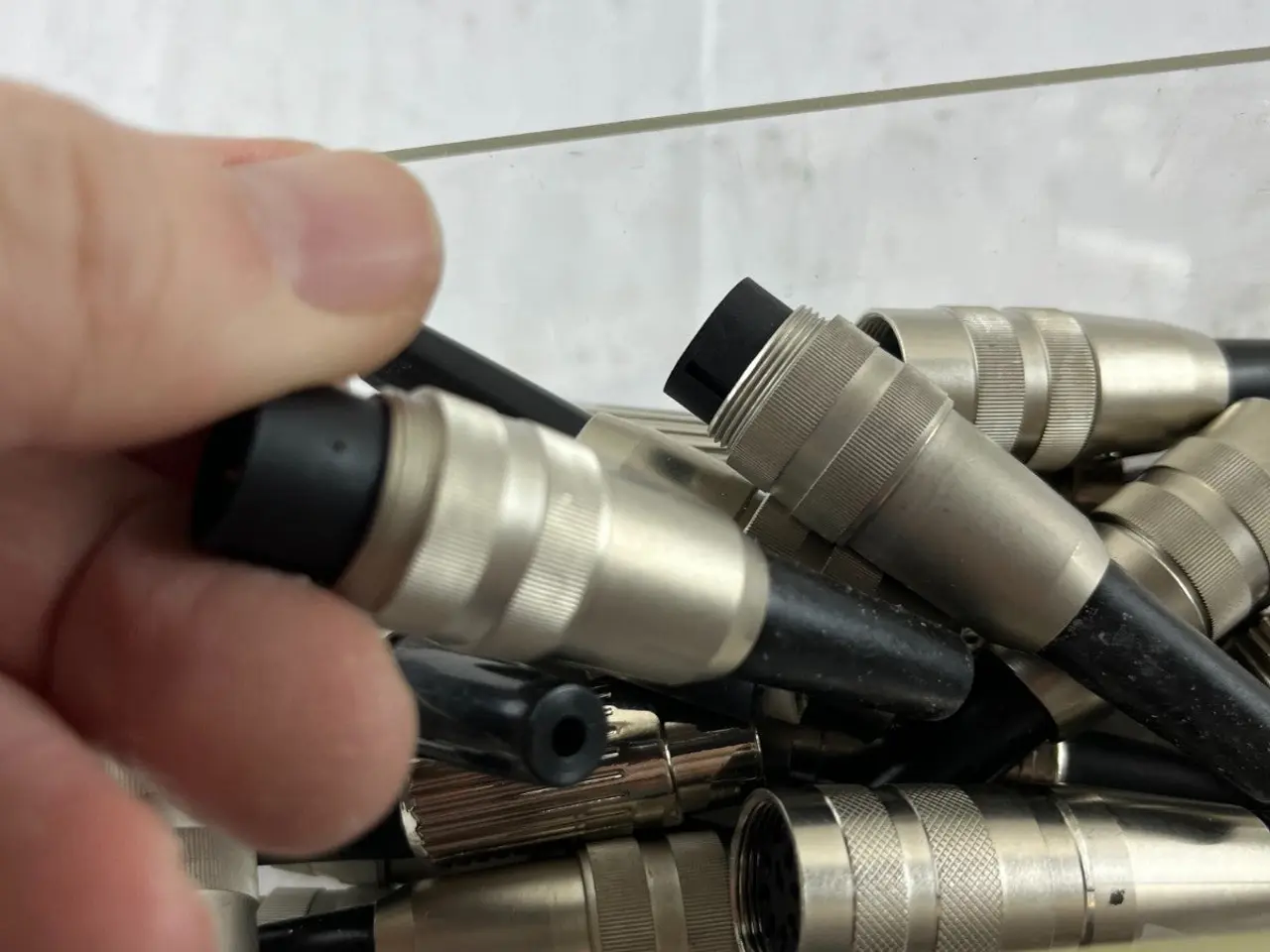 Billede 6 - Circular Metal Connectors Male Female parti