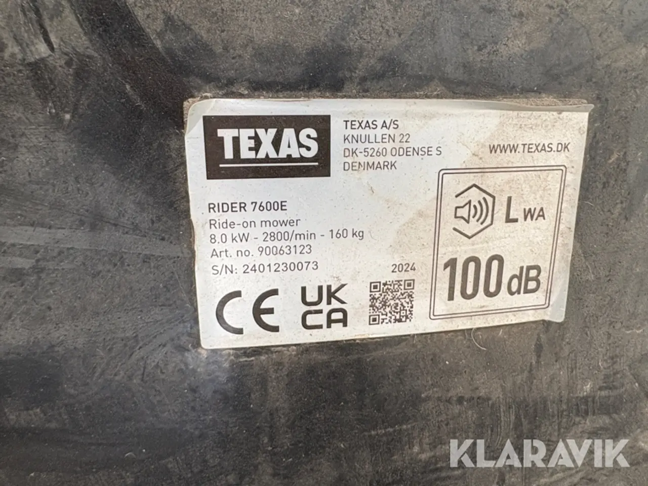 Billede 8 - Græsslåmaskine Texas Rider 7600E