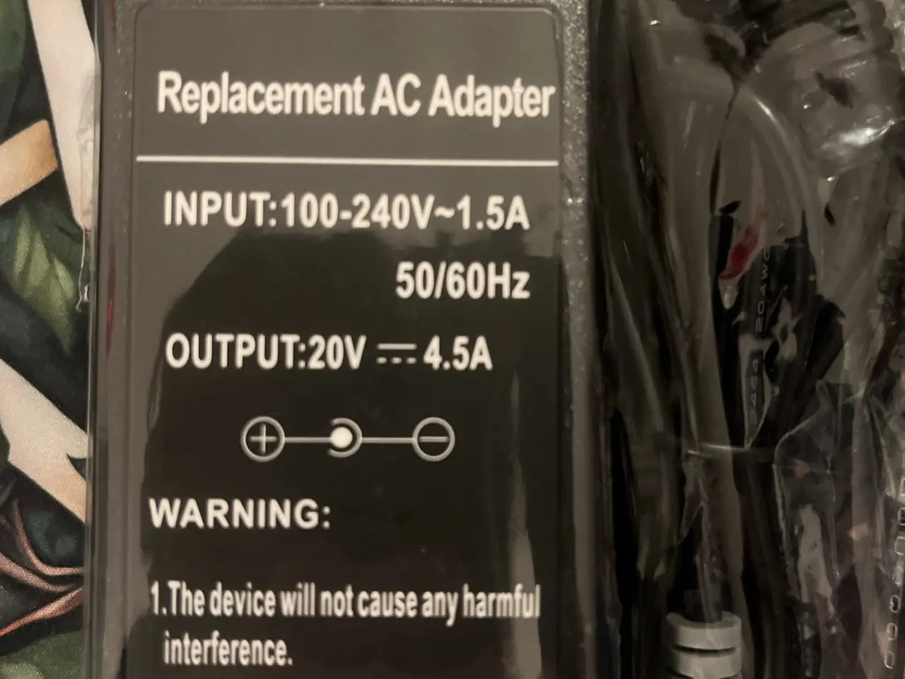 Billede 3 - Oplader, Lenovo, 65W Ø8mm rundt stik